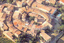 Aigne spiral snail village with Black Madonna on France spiritual journey